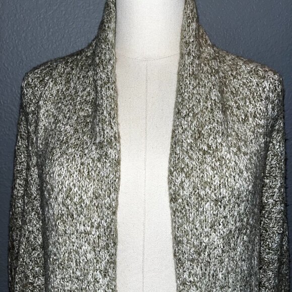 ANTHROPOLOGIE ANGEL OF THE NORTH Chauvet Alpaca Blend Open Cardigan Sweater M - Picture 2 of 8